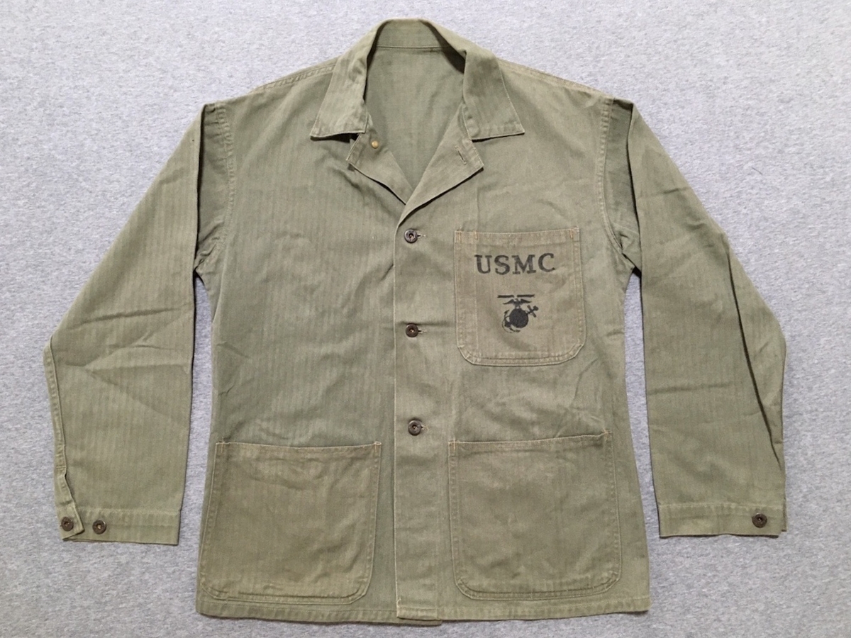 大戦初期の装備です！【アメリカの軍服】海兵隊P41HBTユーティリティー