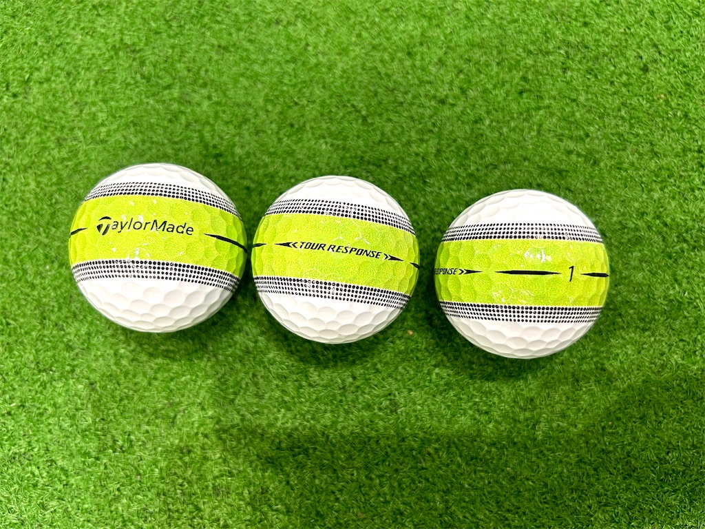 テーラーメイドツアーレスポンスストライプゴルフボール2ダース