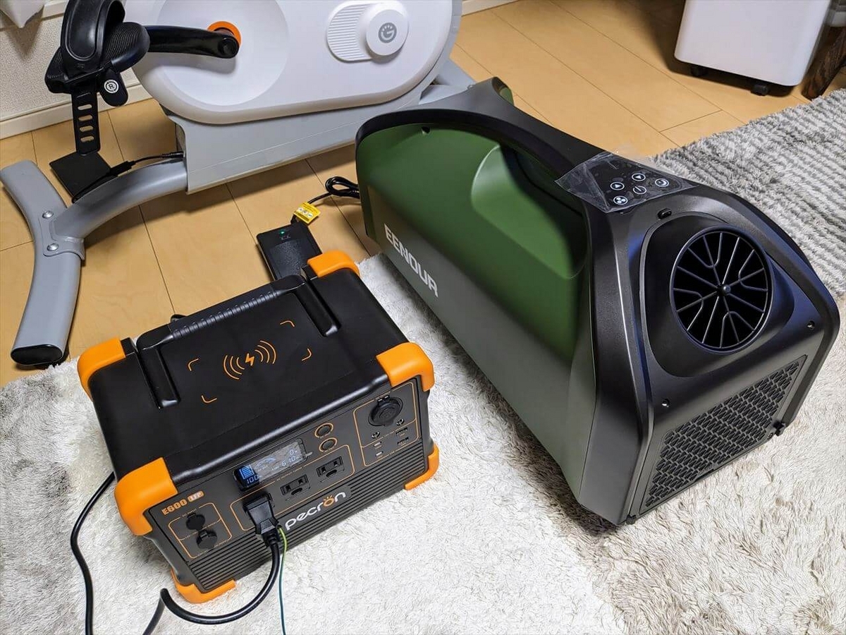 EENOUR QN750｜ポータブルエアコンを夏キャンプの暑さ対策に使ってみた