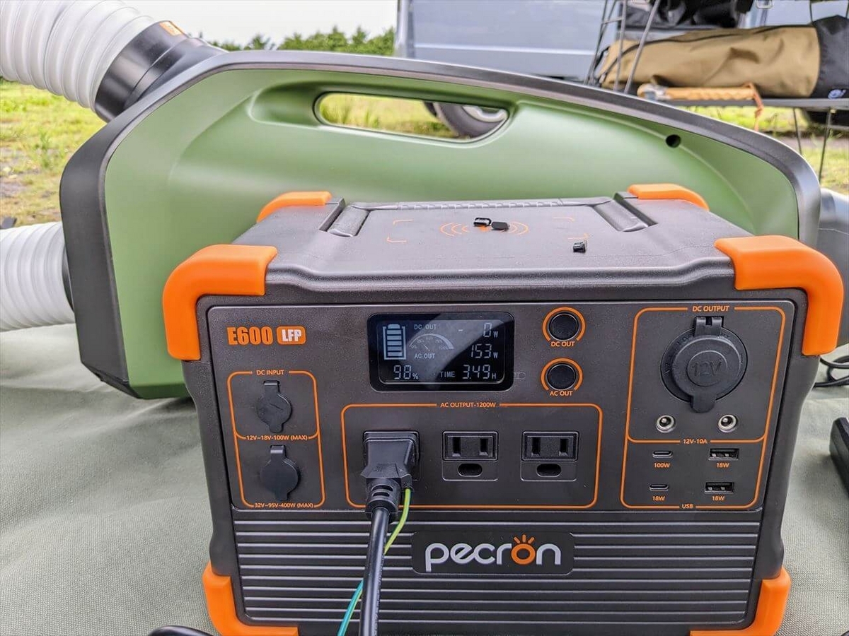 EENOUR QN750｜ポータブルエアコンを夏キャンプの暑さ対策に使ってみた