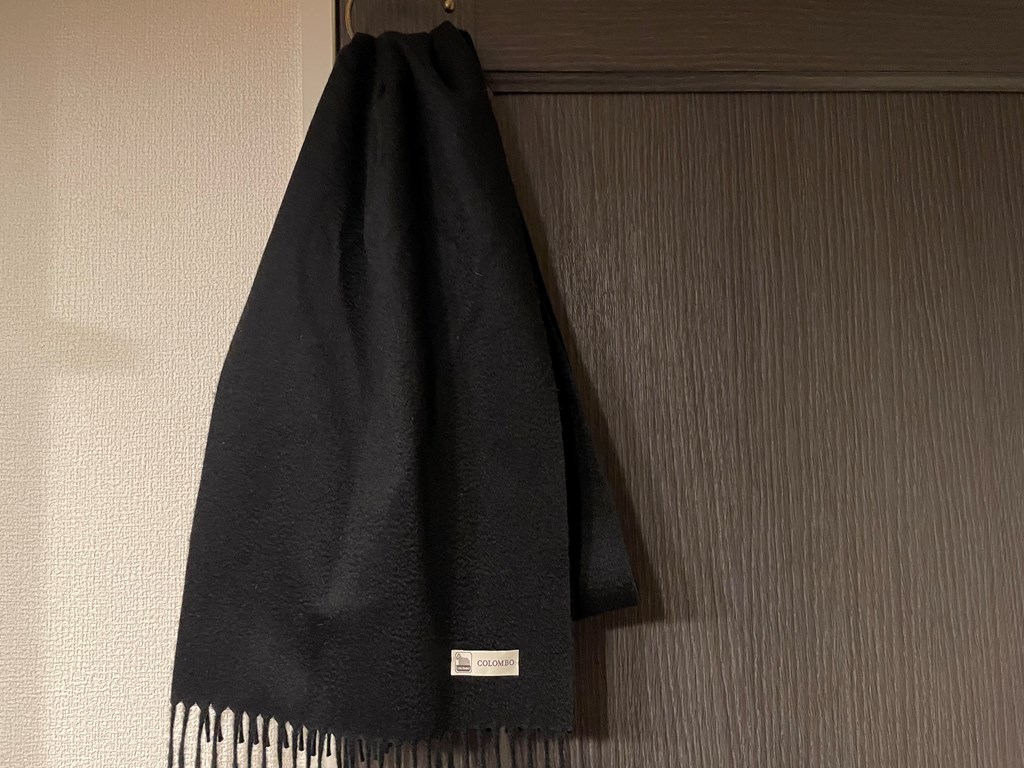 COLOMBO（コロンボ）のカシミヤマフラーをレビュー！ - 1978