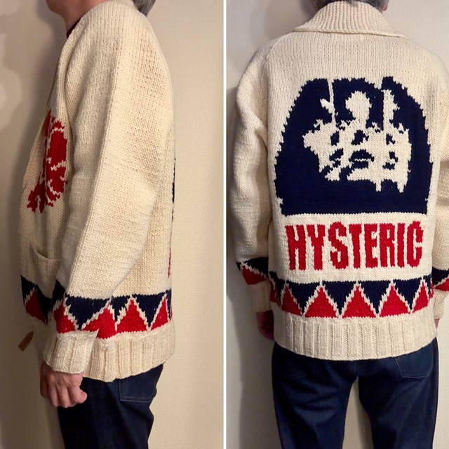 HYSTERIC GLAMOUR（ヒステリックグラマー）のカウチンセーターを