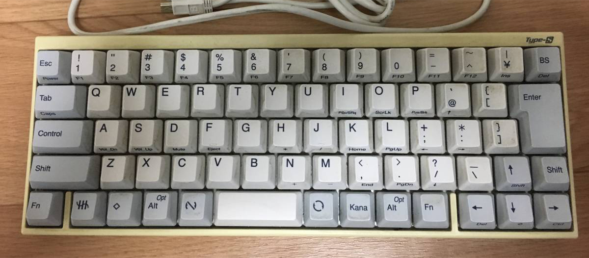 小さくてかわいい Happy Hacking Keyboard Professional HYBRID Type-S