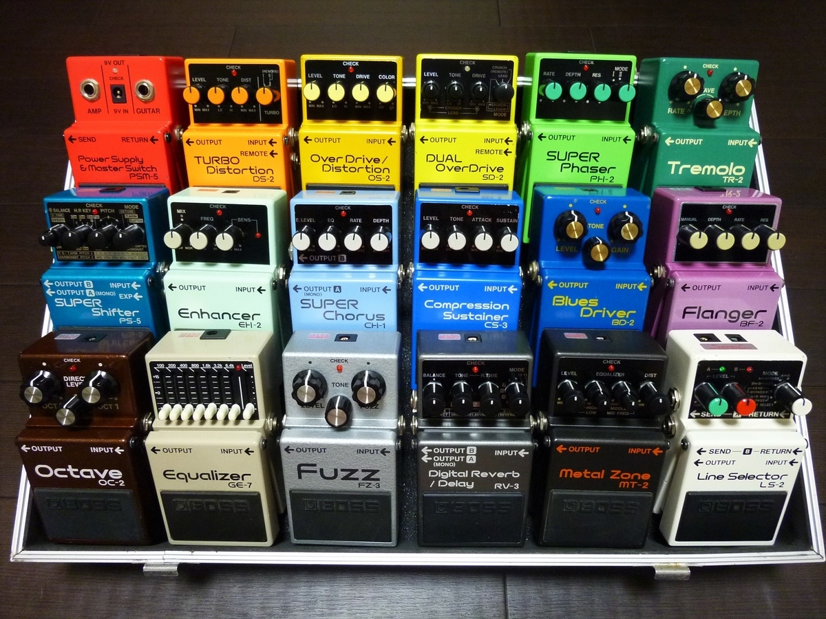 BOSS コンパクトエフェクター コレクション - 赤い羽BLOG