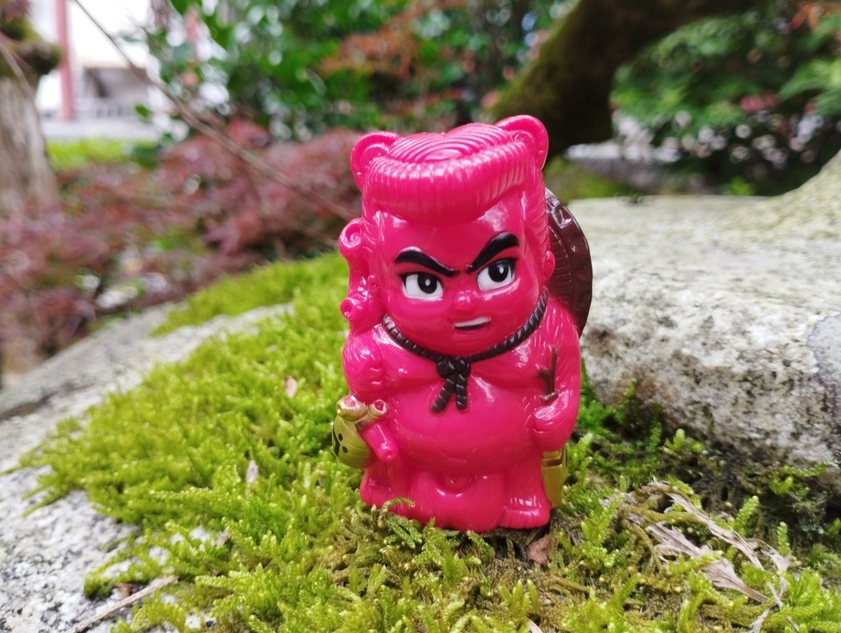 ゴッコ堂×リアルヘッド / マネ気合田くん＆たぬ気合田くん［赤成形