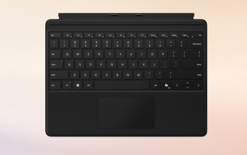 Surface Pro キーボード (Bluetooth、バックライト、ペンのオプション