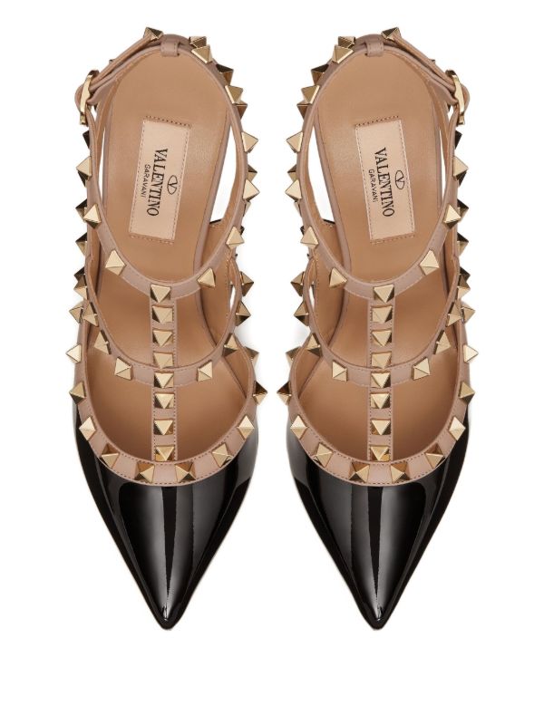 Valentino Garavani ロックスタッズ パンプス 100mm | ブラック