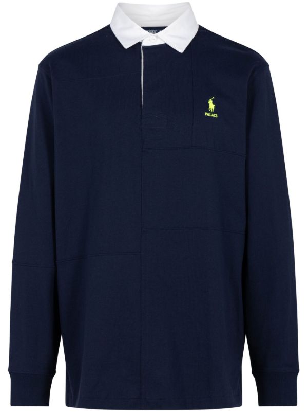 Palace x Polo Ralph Lauren Pieced ラガーシャツ | ブルー | FARFETCH JP