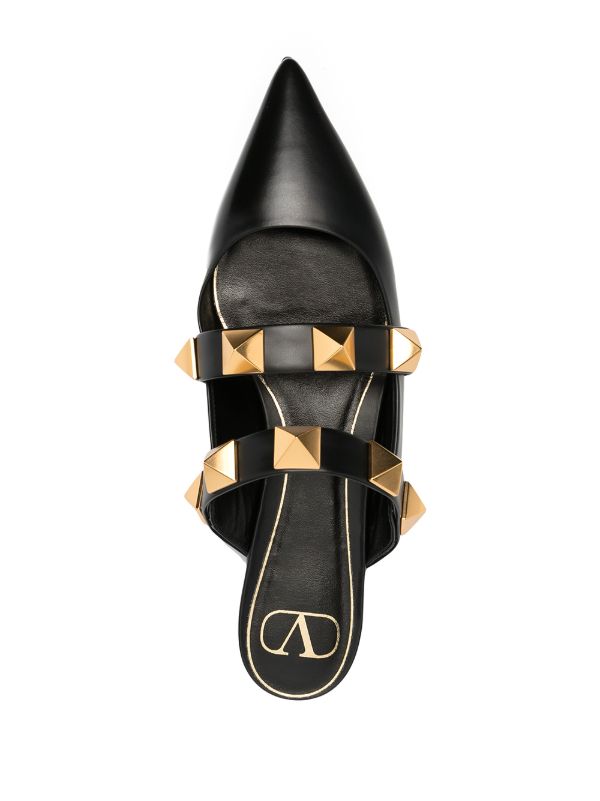 Valentino Garavani スタッズ フラットミュール 通販 - FARFETCH
