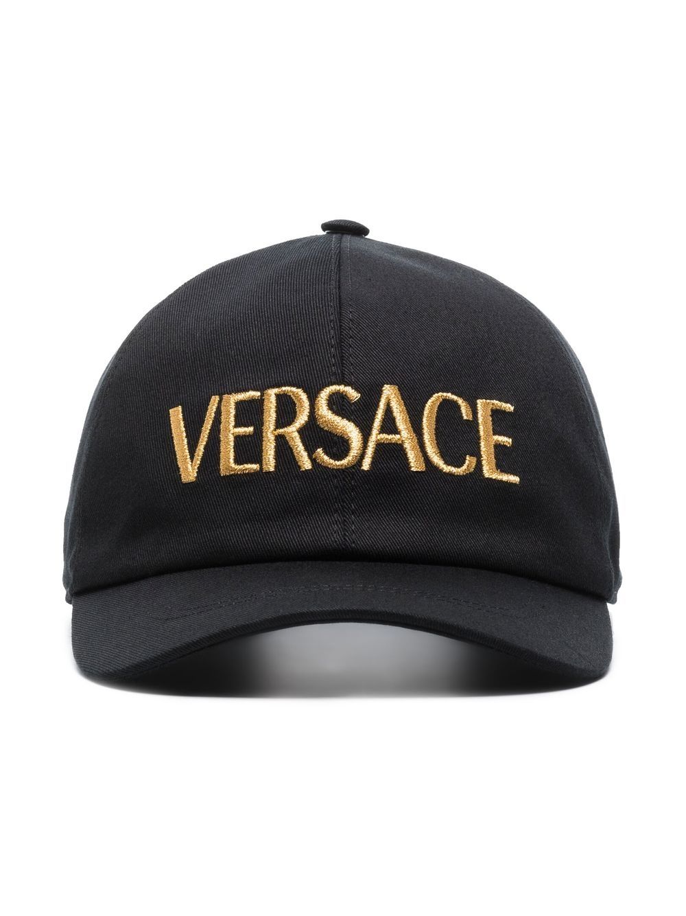 Versace ヴェルサーチェ ロゴ キャップ | ブラック | FARFETCH JP