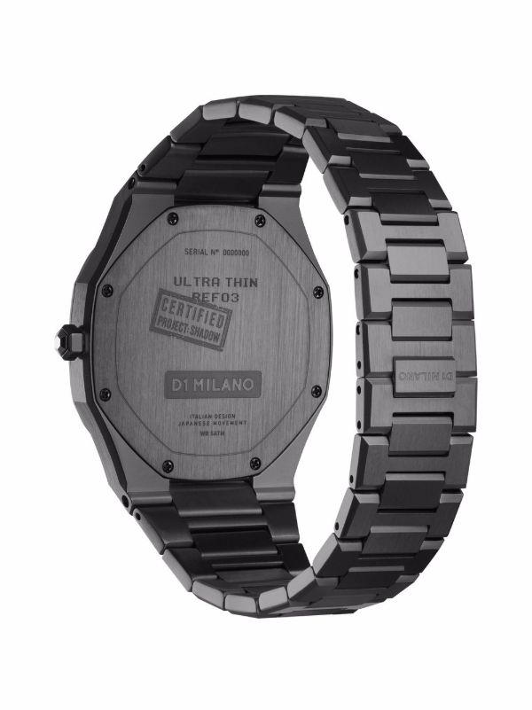 D1 Milano Ultra Thin Shadow 40mm | Black | FARFETCH