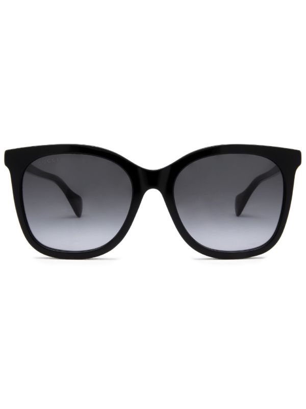 Gucci Eyewear GG オーバーサイズ サングラス | ブラック | FARFETCH JP