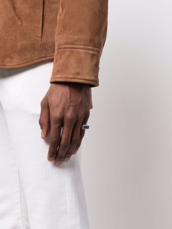 Tom Wood Peaky リング ラピスラズリ | シルバートーン | FARFETCH JP