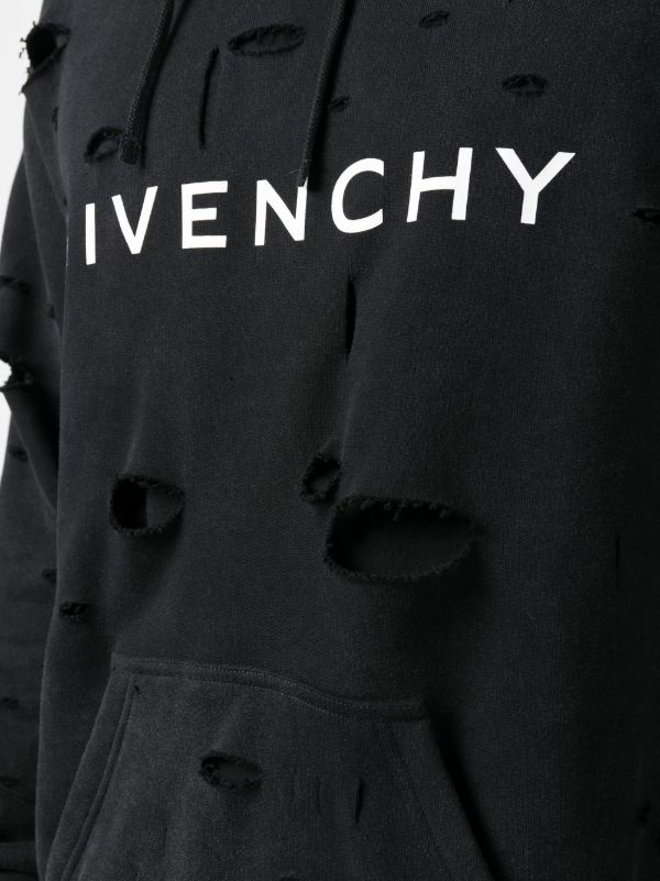Givenchy ダメージ パーカー | ブラック | FARFETCH JP