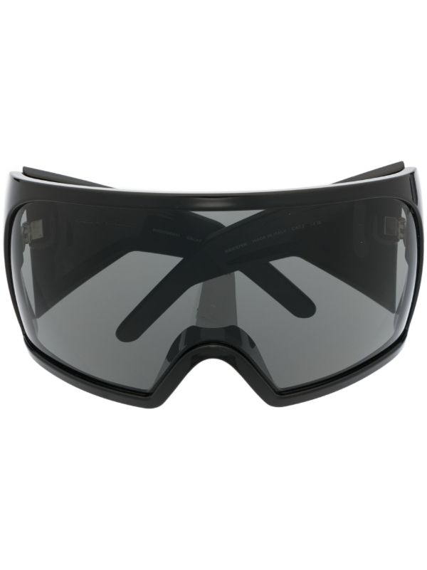 Rick Owens Kriester オーバーサイズ サングラス | ブラック | FARFETCH JP