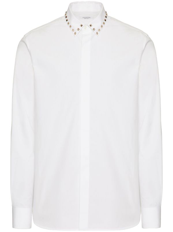 Valentino Garavani アンタイトルド スタッズ シャツ | ホワイト