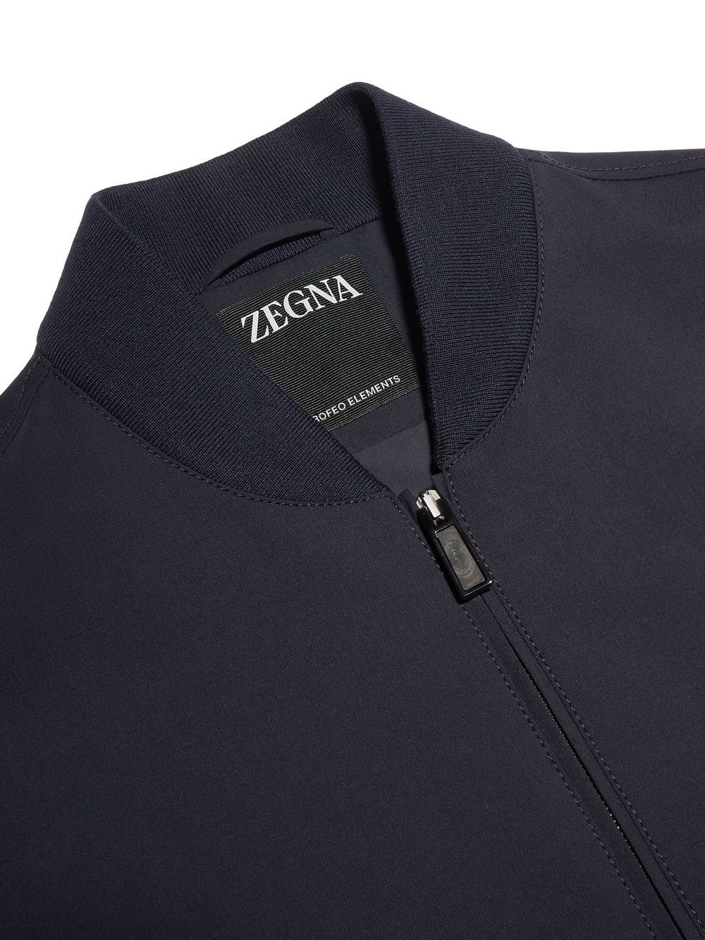 Zegna ジップアップ ボンバージャケット | ブルー | FARFETCH JP