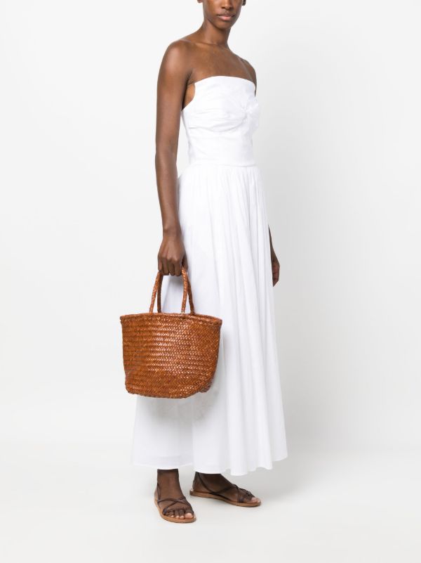 DRAGON DIFFUSION Grace Basket Small Tote Bag | Brown | FARFETCH CA