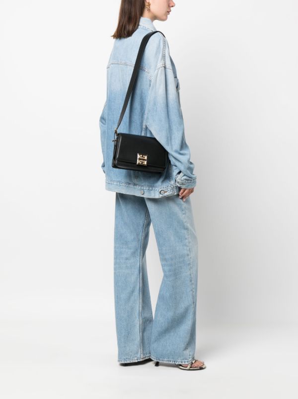 Givenchy 4G レザーショルダーバッグ | ブラック | FARFETCH JP