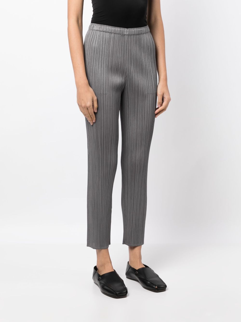Pleats Please Issey Miyake プリーツ クロップドパンツ | グレー