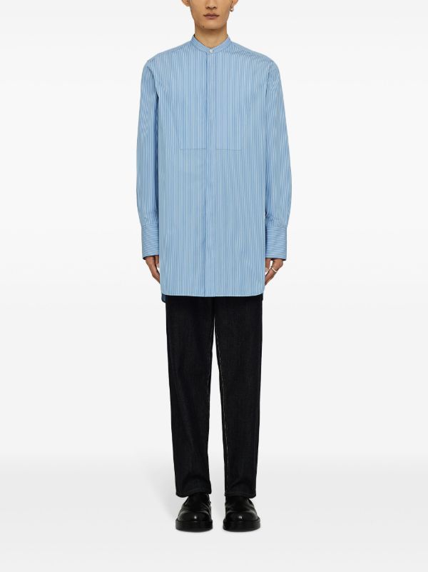 Jil Sander Saturday ストライプ シャツ | ブルー | FARFETCH JP