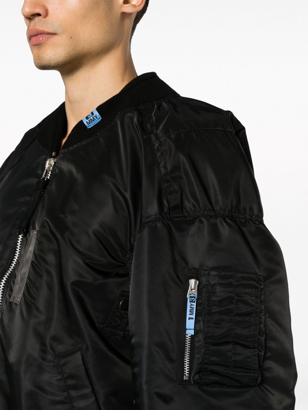 Maison MIHARA YASUHIRO ボンバージャケット | ブラック | FARFETCH JP