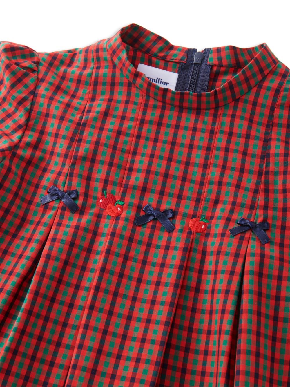 Familiar チェック ワンピース | レッド | FARFETCH JP