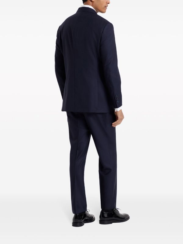 Brunello Cucinelli double-breasted Wool Suit | Blue | FARFETCH
