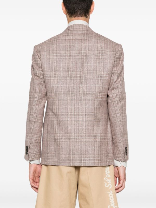 Corneliani チェック ジャケット | ピンク | FARFETCH JP