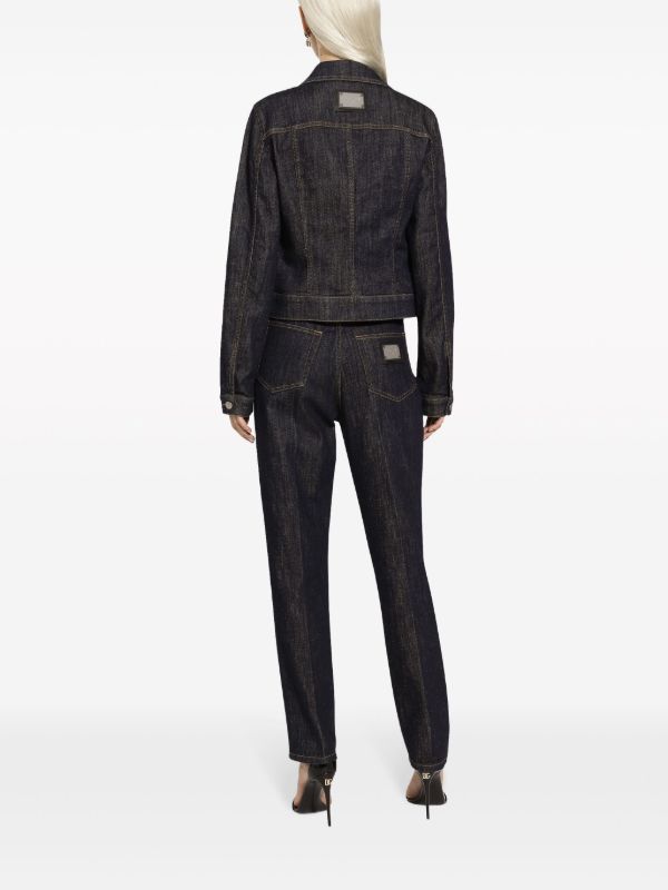 Dolce & Gabbana high-rise Straight Jeans | Black | FARFETCH