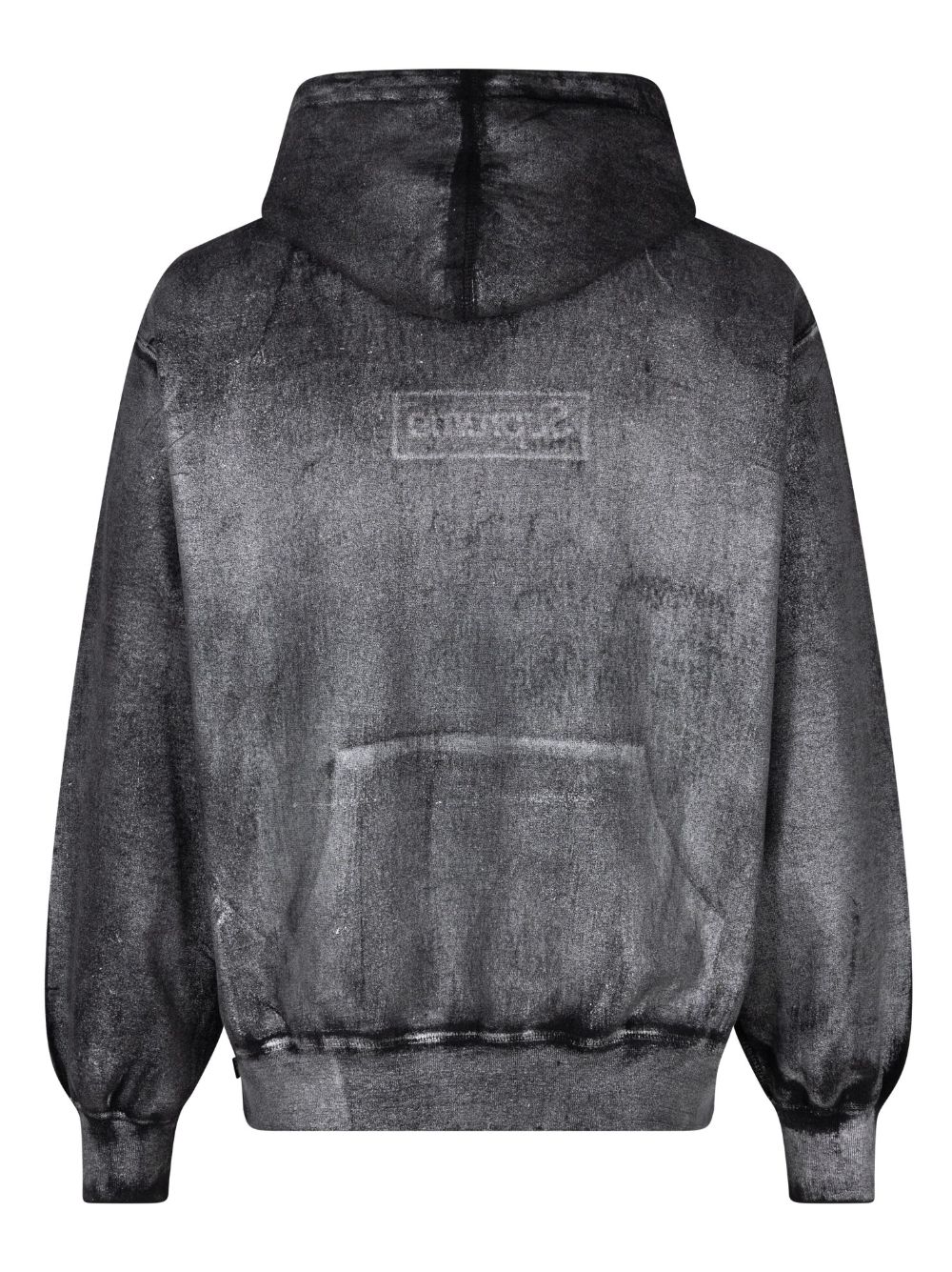 Supreme x MM6 Maison Margiela Foil Box Logo Hoodie | Black | FARFETCH