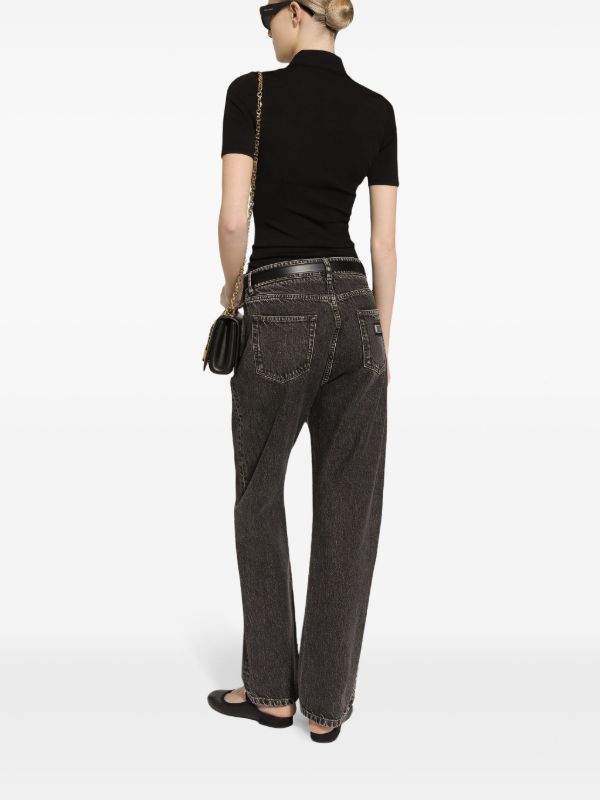 Dolce & Gabbana straight-leg Jeans | Black | FARFETCH