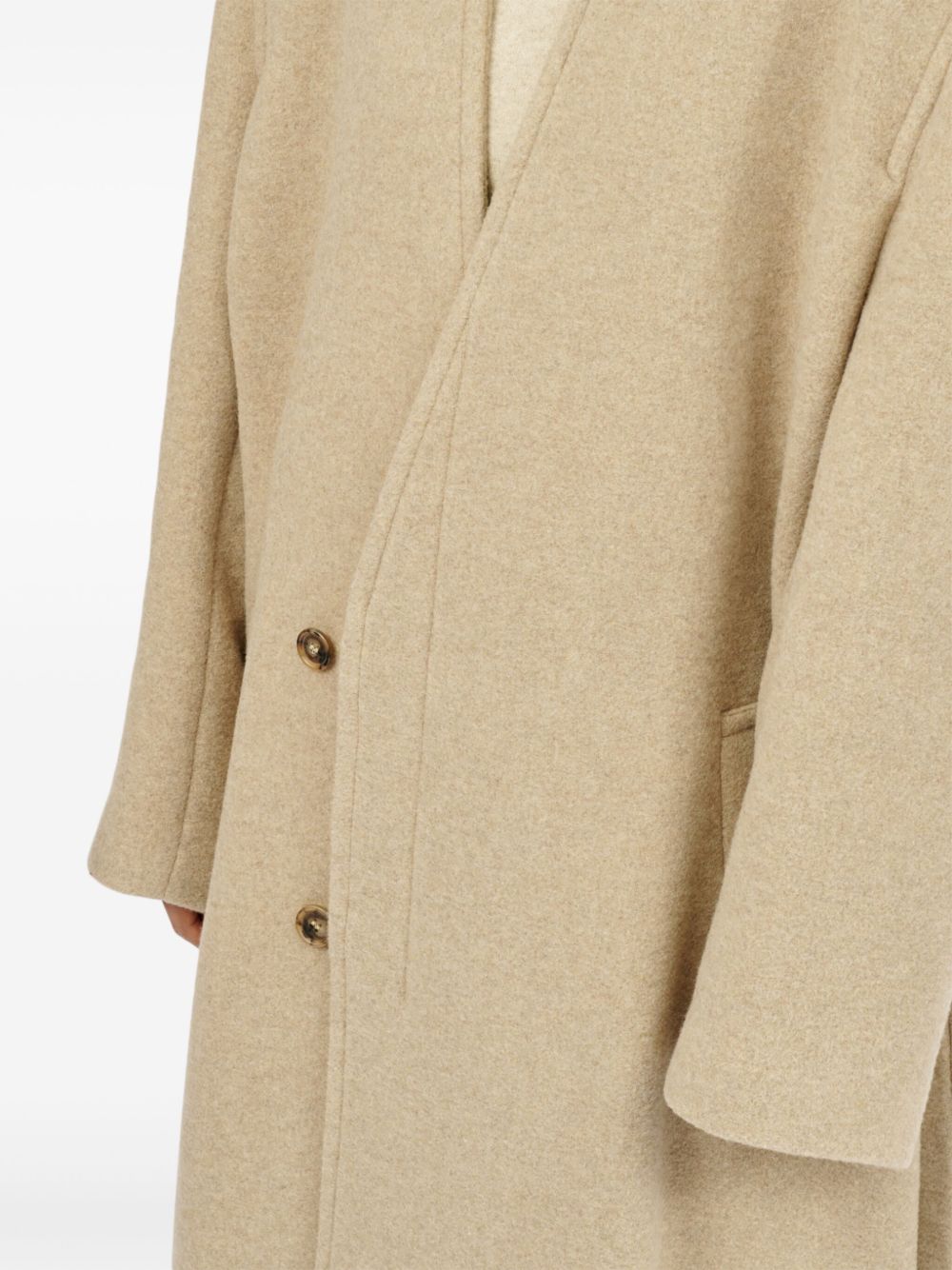 MM6 Maison Margiela オーバーサイズ コート | ニュートラル | FARFETCH JP