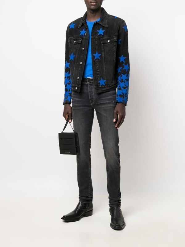 AMIRI Chemist Star デニムジャケット | ブラック | FARFETCH JP