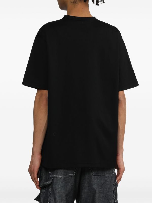 Junya Watanabe MAN x Lousy Livin パッチワーク Tシャツ | ブラック