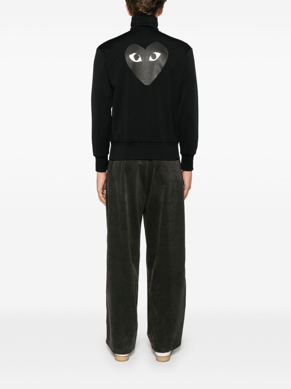 Comme Des Garçons Play ハートプリント トラックジャケット