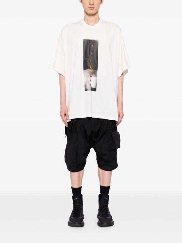 Julius サルエルカーゴショーツ | ブラック | FARFETCH JP