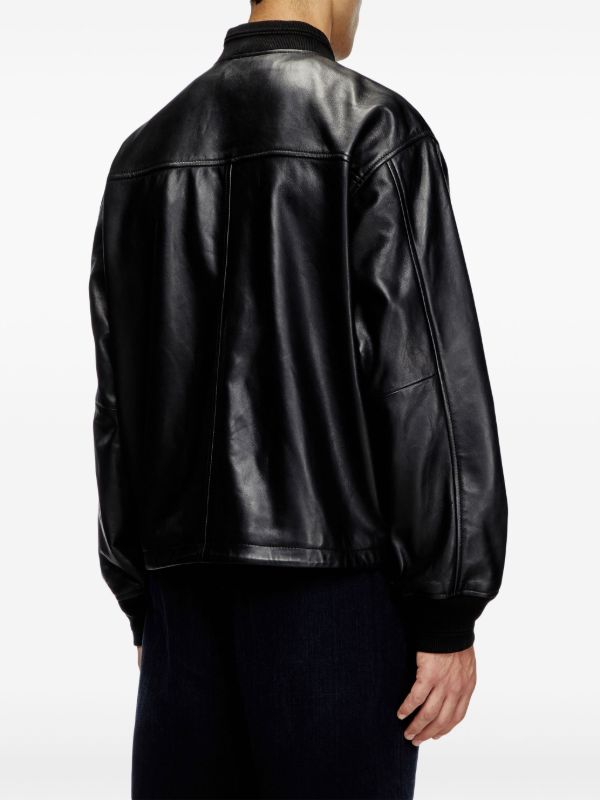 Diesel L-Khat レザージャケット | ブラック | FARFETCH JP