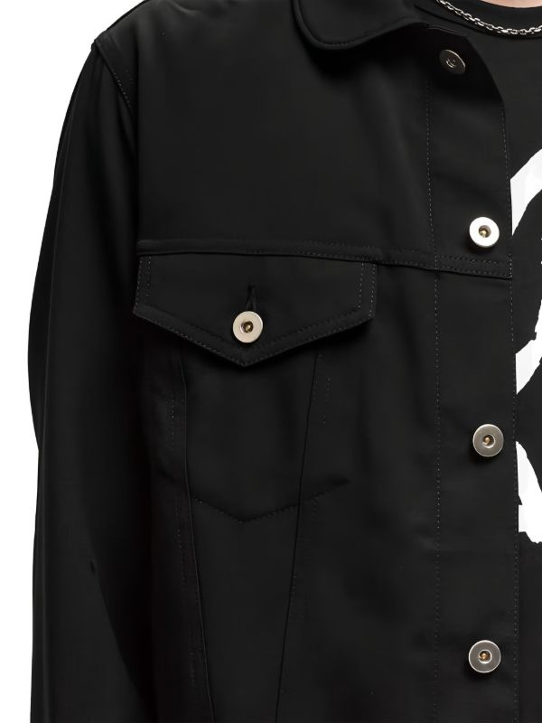 Black Comme Des Garçons ボタンカラー ジャケット | ブラック