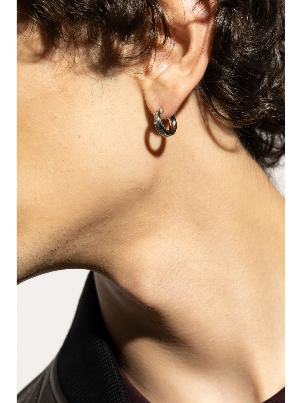 Versace グレカ フープピアス | シルバートーン | FARFETCH JP