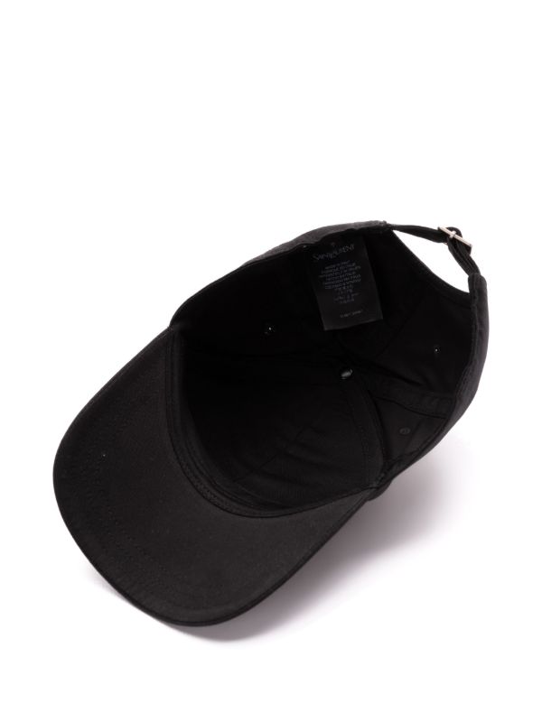 Saint Laurent Y Varsity Cap | Black | FARFETCH JO