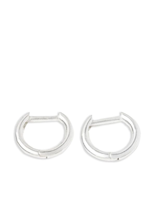 Hatton Labs Curve ピアス | シルバートーン | FARFETCH JP