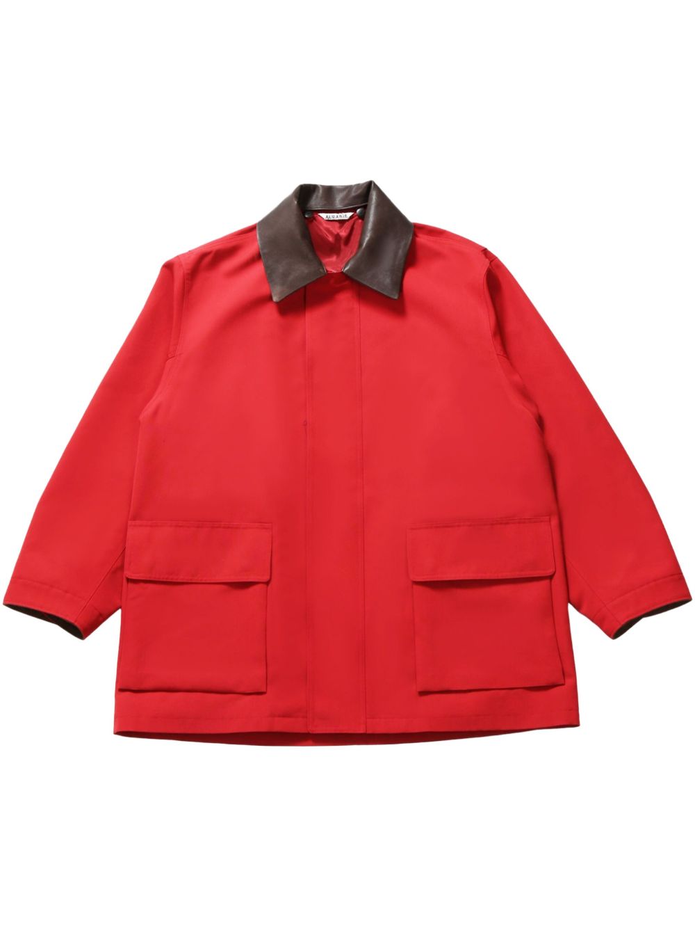 Auralee Oversized Jacket | Red | FARFETCH
