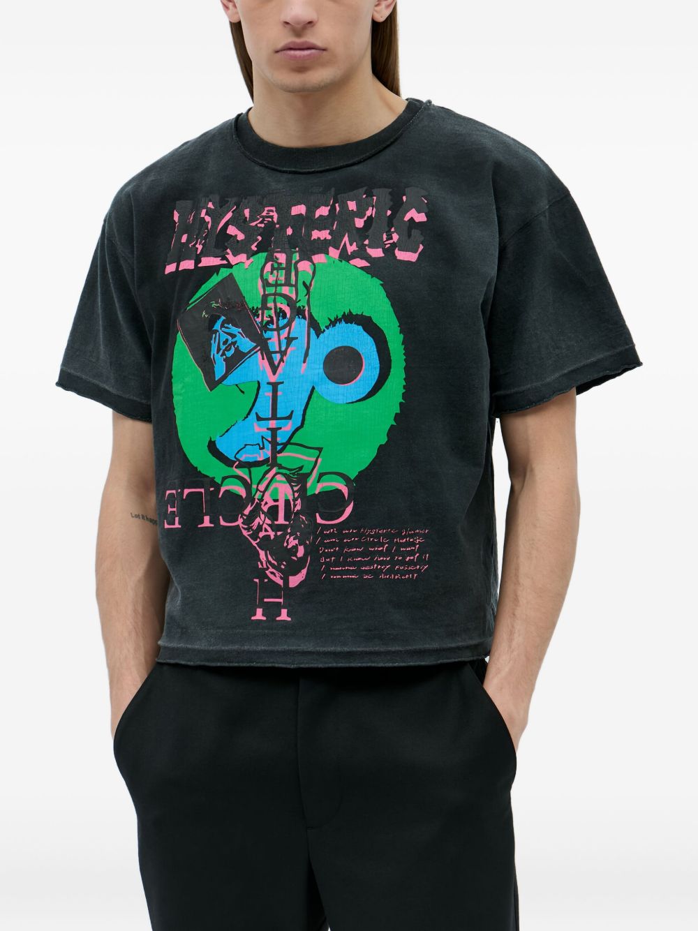 Hysteric Glamour Punk T-shirt | Black | FARFETCH