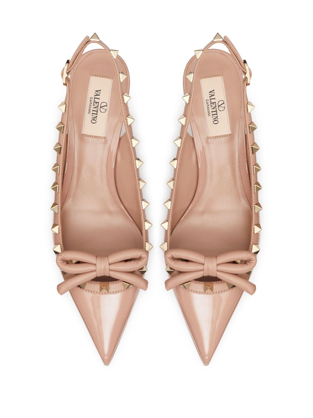 Valentino Garavani ロックスタッズ ボウ スリングバックパンプス 60mm