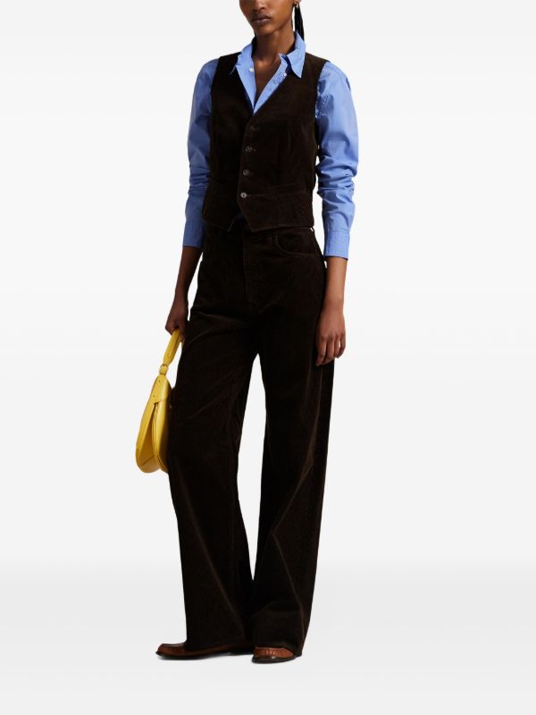 Polo Ralph Lauren コーデュロイ ベスト | ブラウン | FARFETCH JP