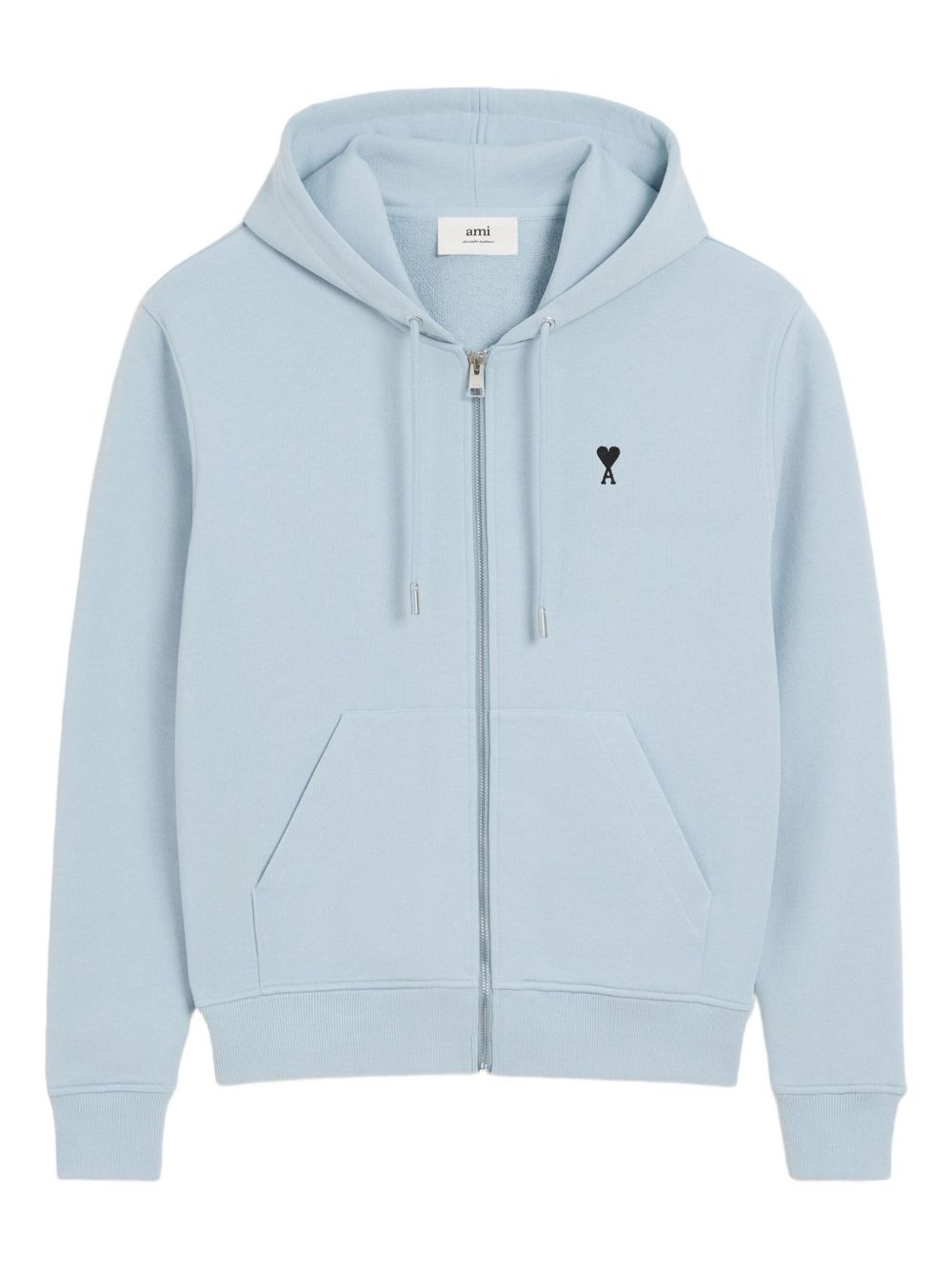 AMI Paris Ami De Coeur zip-up Hoodie | Blue | FARFETCH