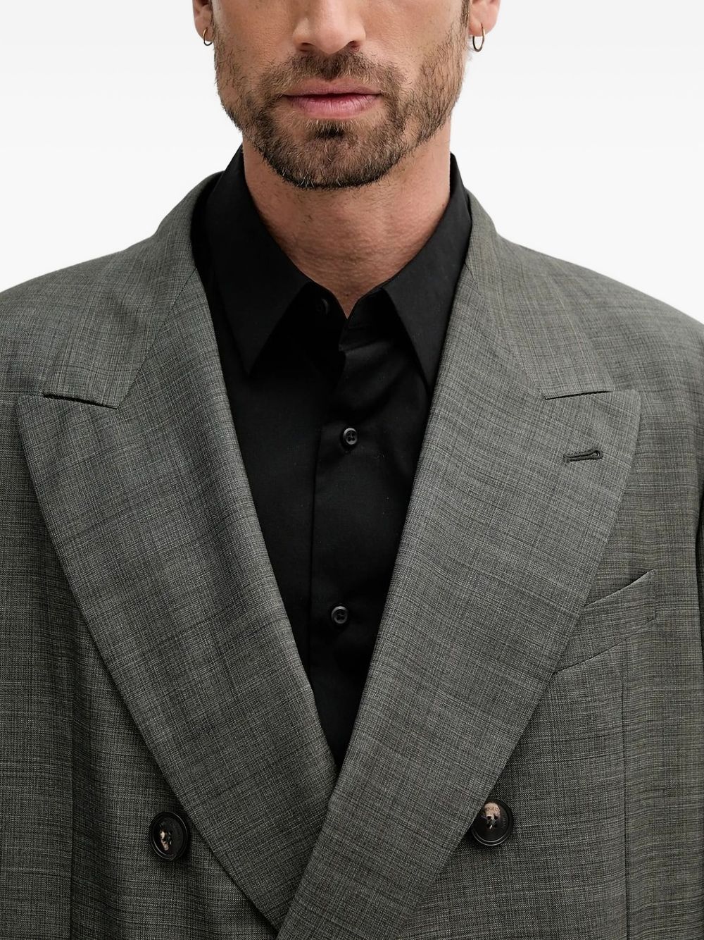 Emporio Armani ダブルジャケット | グレー | FARFETCH JP