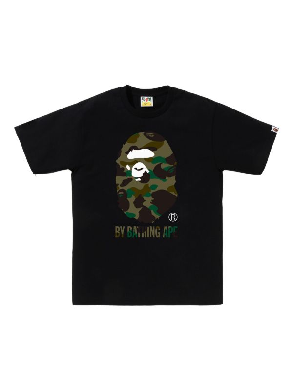 A BATHING APE® カモフラージュ Tシャツ | ブラック | FARFETCH JP
