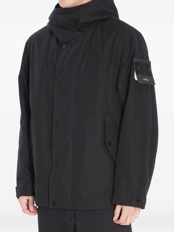 Stone Island Ghost Piece パーカーコート | ブラック | FARFETCH JP